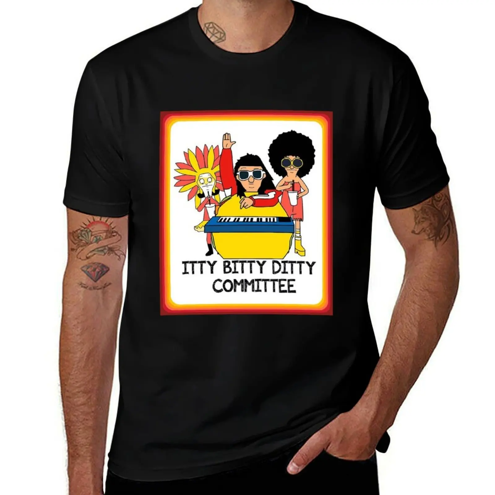 Itty Bitty Ditty Committee T-Shirt Casual Fashion Print Tee Top T-Shirt