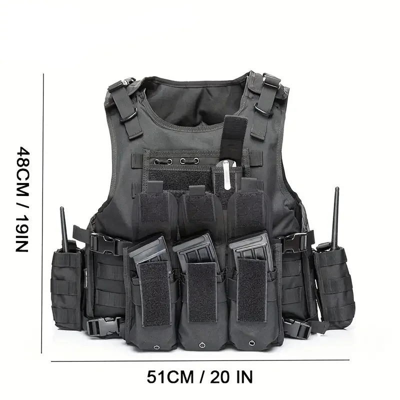 Amphibious vest Tactical vest Outdoor training protective vest Human CS vest lightweight