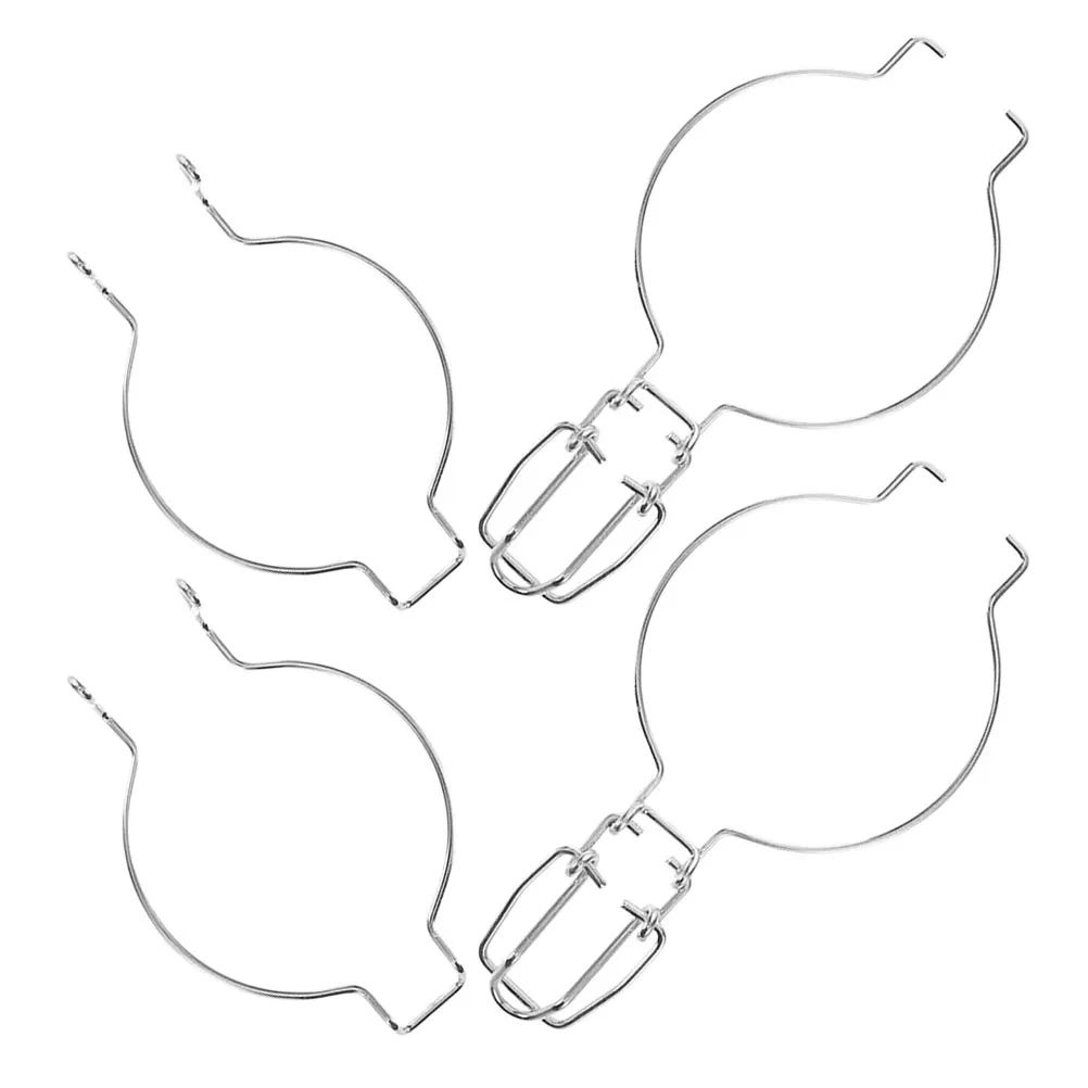 

2pcs Stainless Steel Airtight Containers Wire Handles for Glass Jars Replacement Accessories Secure Spring Design