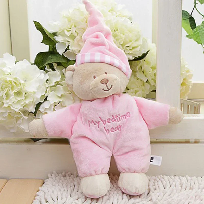 Unique Appease Baby To Sleep Plush Doll Bear Stuffed High Quality Sweet Cute Girls/Boys Toys Kawaii Christmas Gifts For Children