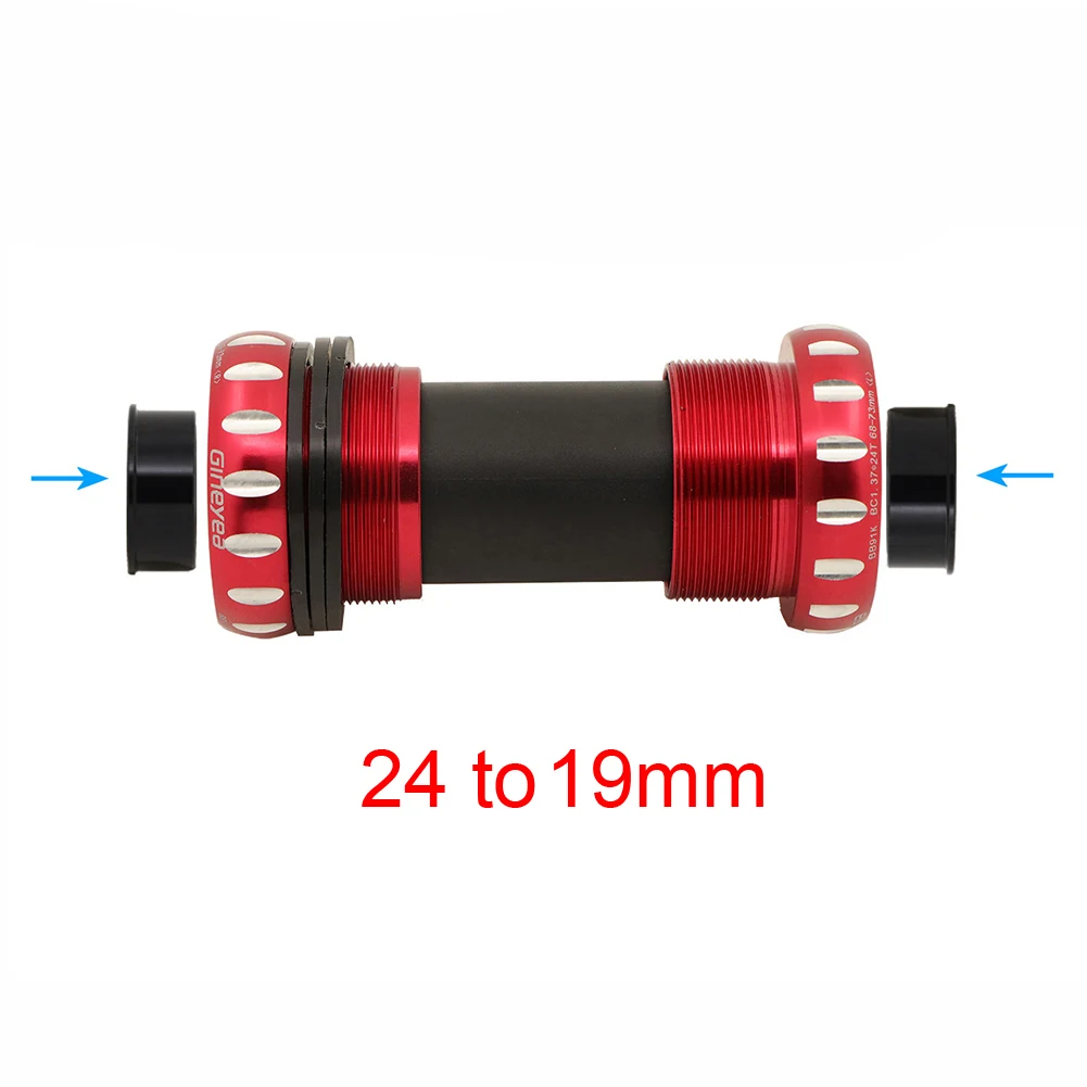 Bicycle Bottom Bracket Adaptor Shim For Shimano For Sram/FSA 24 To 22/19mm Conversion Sleeve Bike Accessories