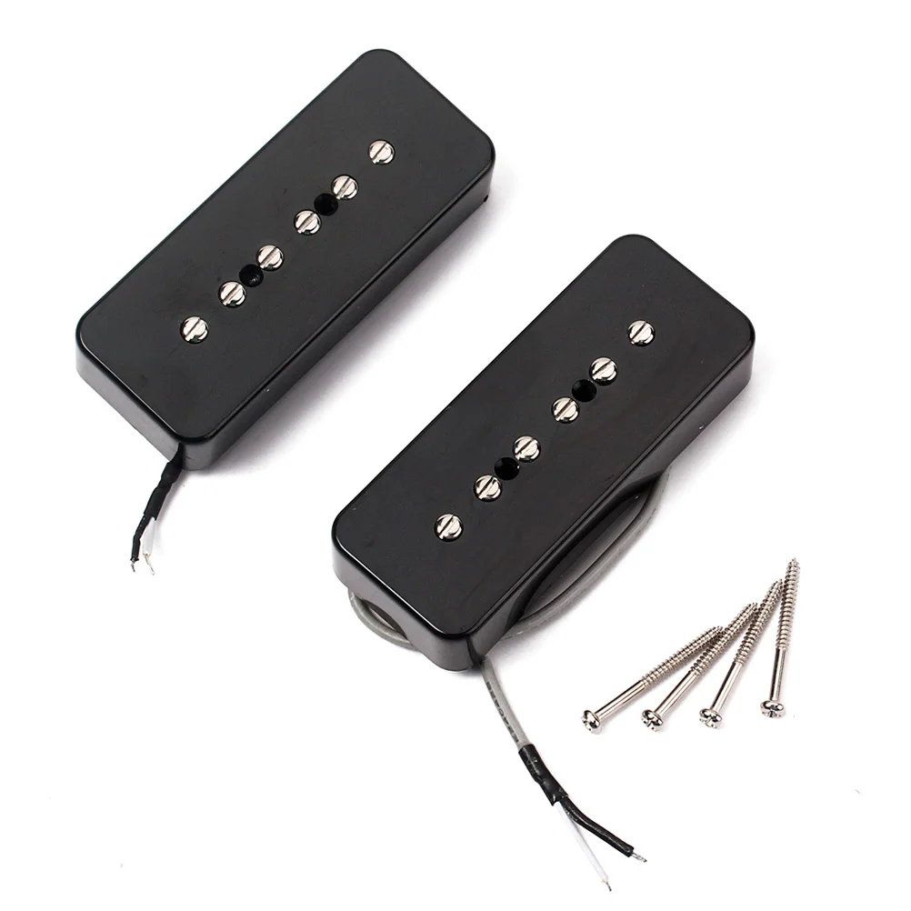 

P-90 Soapbar Neck Pickup Single Coil High Output Bars Adjustable Poles Punk Garage Metal Soapbar Neck Pickup