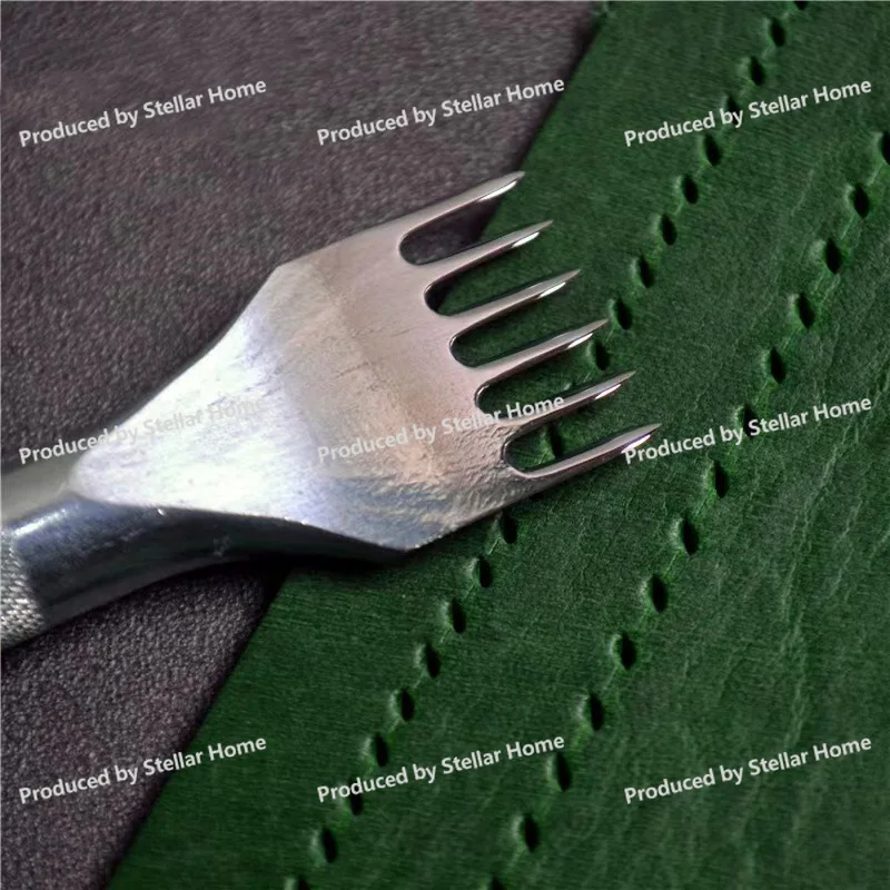 Fine Olive Chopping Fine Grinding and Changing Chopping, Fine Polishing and Sharp Between Teeth, Handmade DIY Leather Punching