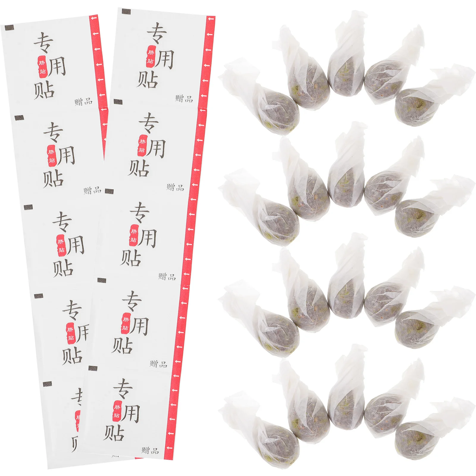 

45Pcs Qitie Belly Stickers Natural Navel Patches for Insomnia Relief Non-Woven Fabric All Night Comfortably