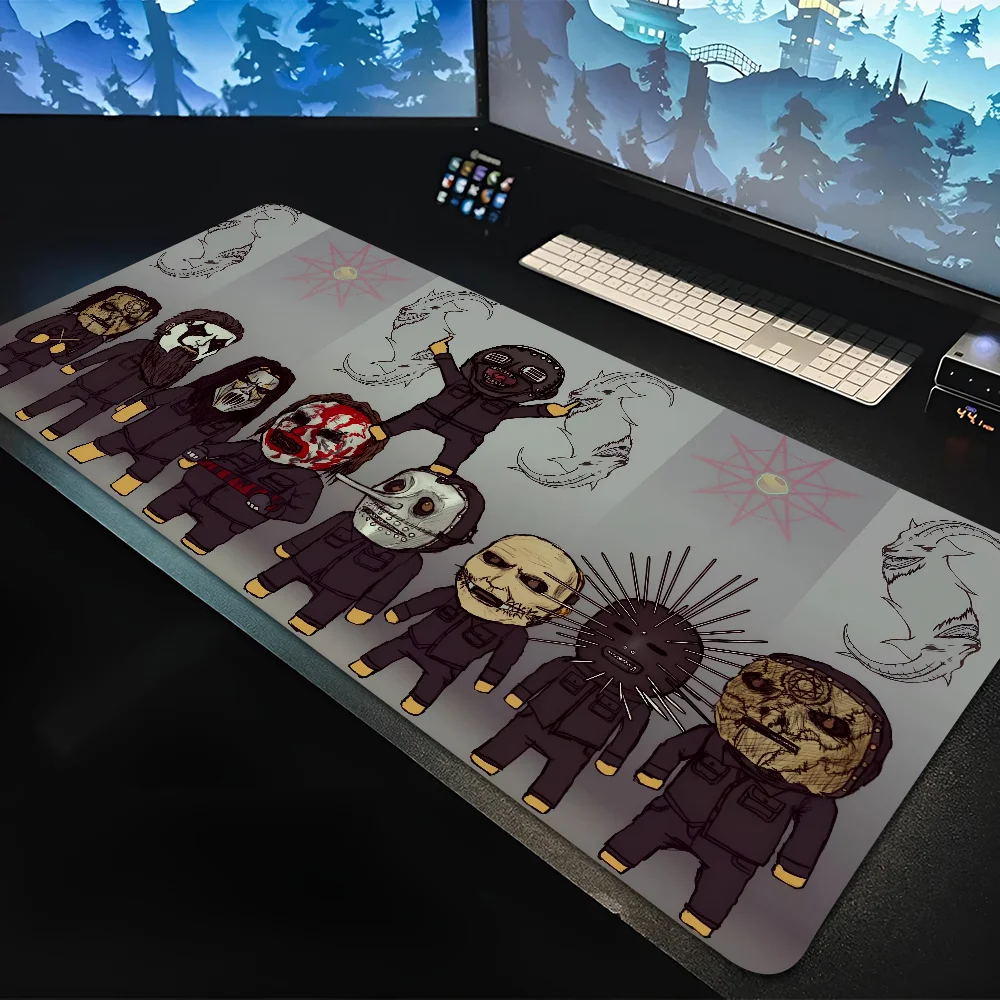 Band S-Slipknot-s Mousepad Large Gaming Mouse Pad LockEdge Thickened Computer Keyboard Table Desk Mat