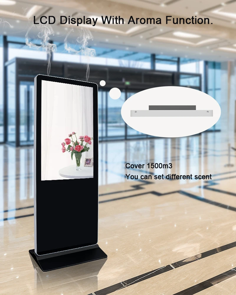 Bluetooth Scent Diffuser Oil Machine Fragrance Oil Device Advertising Player Ultra-High Definition Screen Aroma Machine
