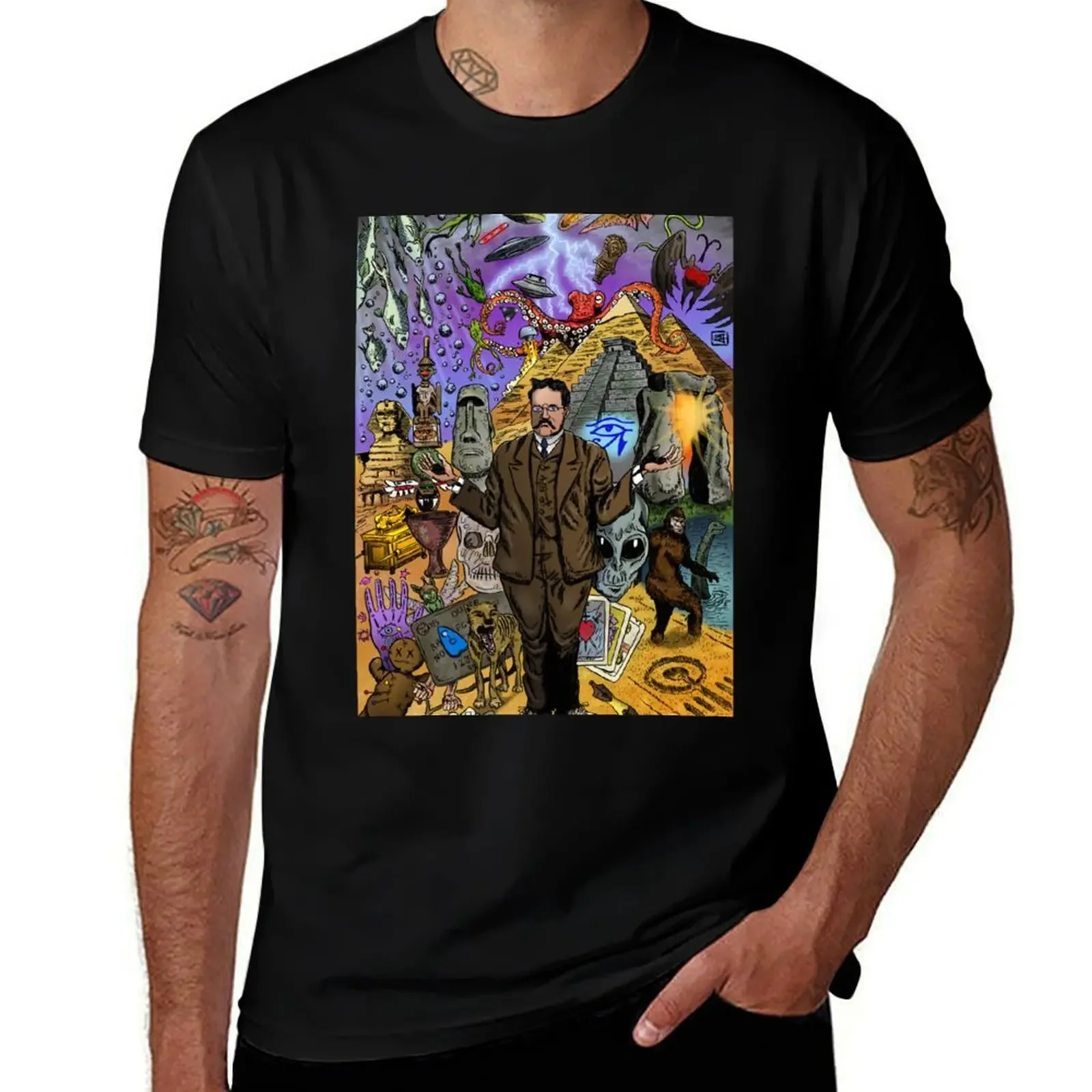 Charles Fort - Fortean T-Shirt anime t shirts sublime t shirt for men