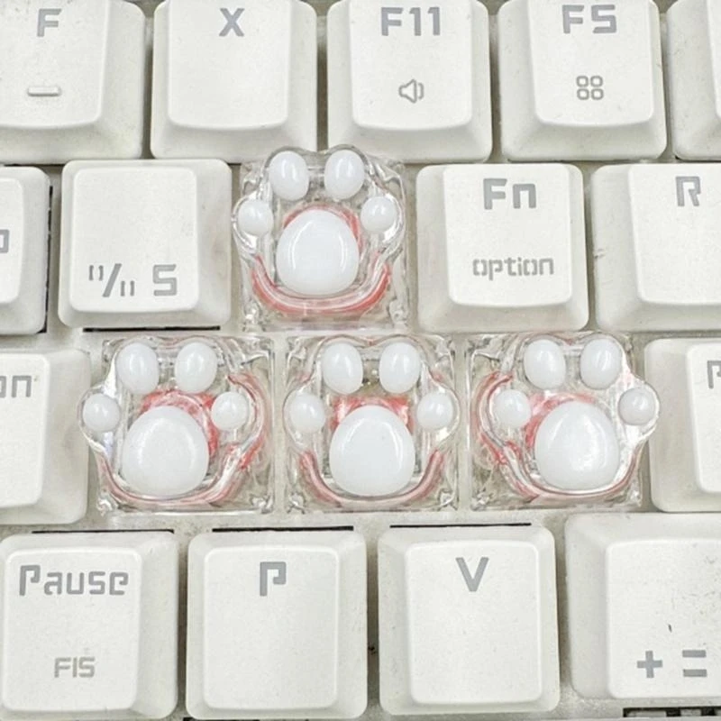 A52B Resin Keycap Claw Keycap Terpupati Untuk Keyboard Mekanik Game Keycaps