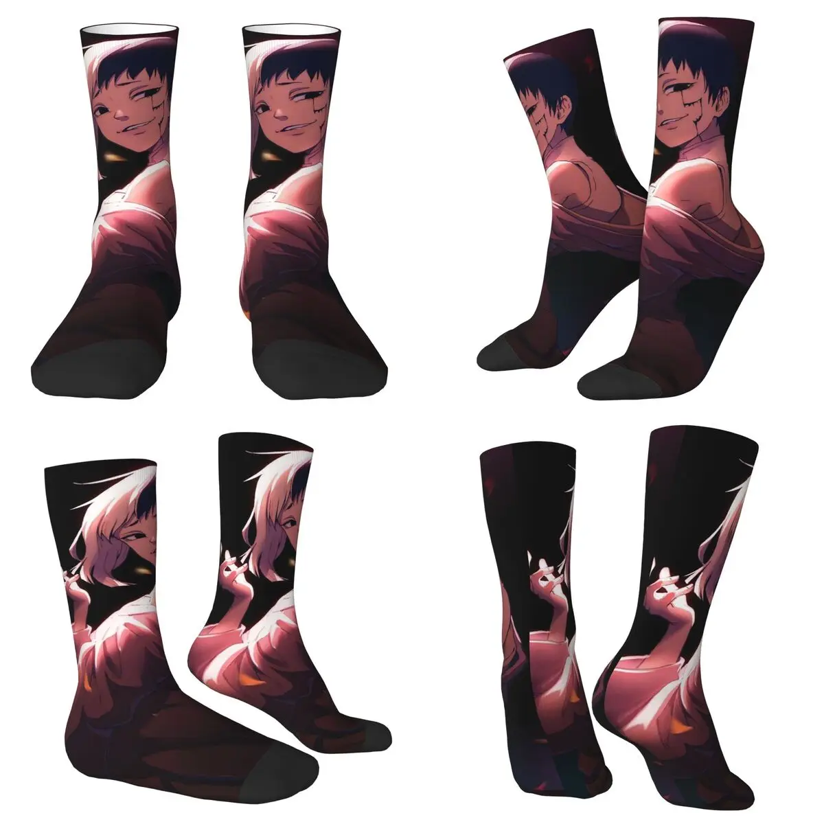 All Seasons Crew Stockings Gen Asagiri Dr Stone Apan Anime (1) Socks Casual Long Sock Accessories for Men Women Birthday Present