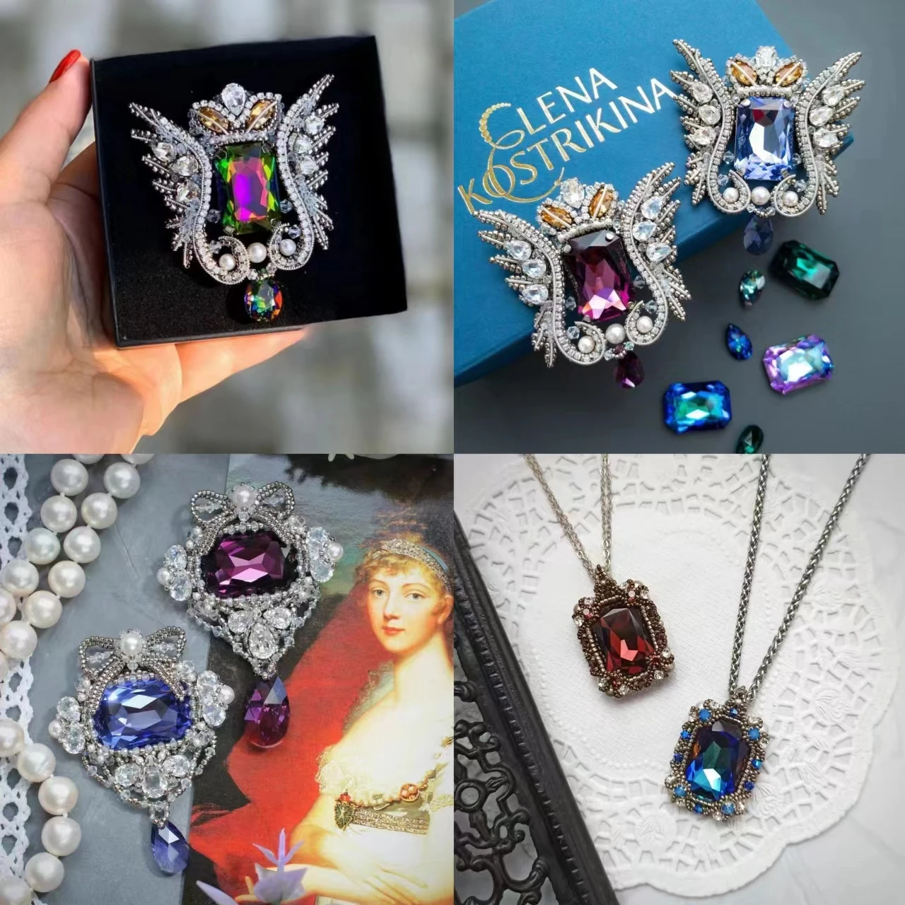 6A-Klasse Oktagon-Kristall-Strasssteine im Vorteilspack, Glitzernde Ziersteine mit Krallenfassungen für DIY-Schmuck, Kleidung und Basteldekorationen – Detail 15