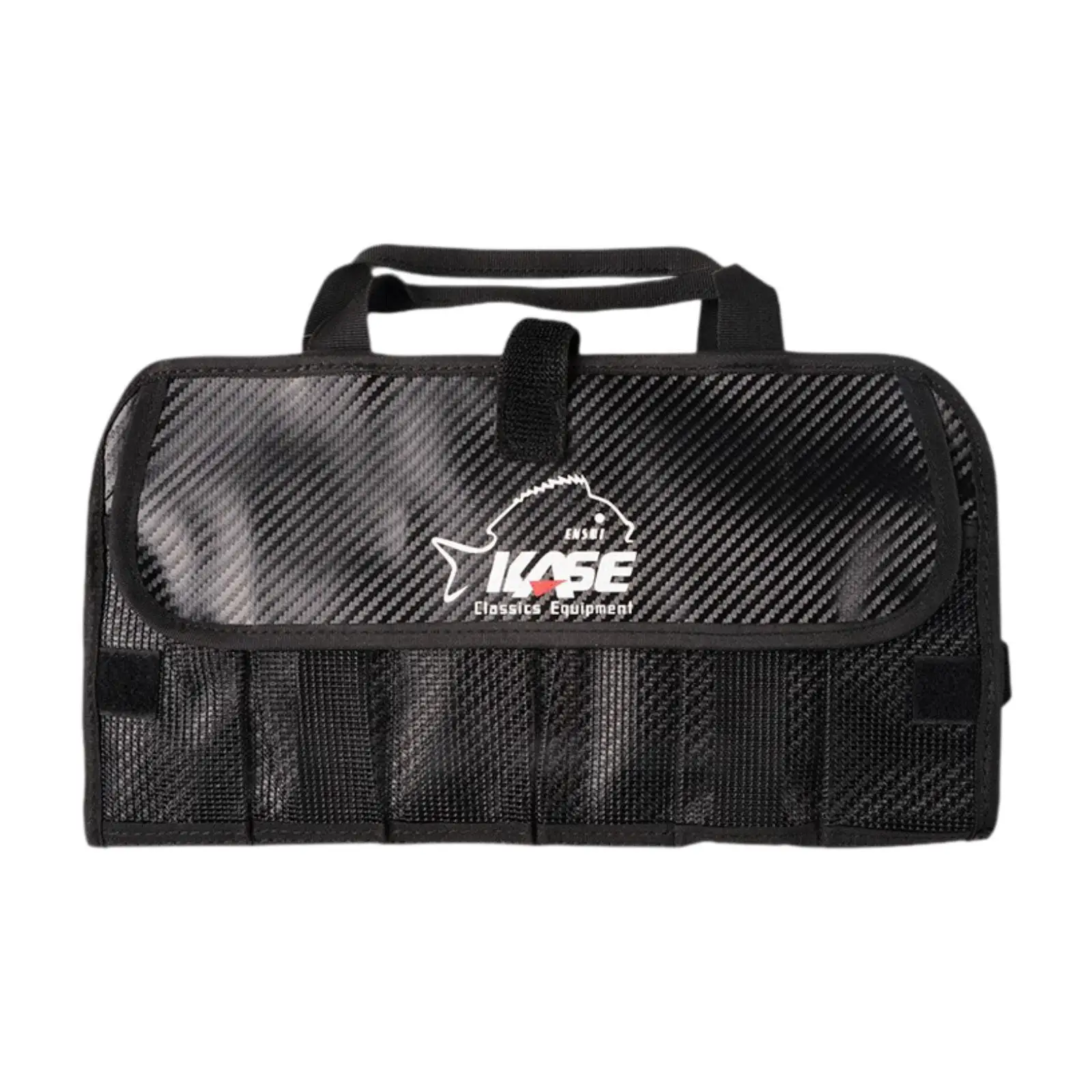 

Fishing Jig Storage Bag Large Capacity Mesh Carrying Bag Fishing Accessories Bag with Handle Tackle Bag Fishing Lures Bag