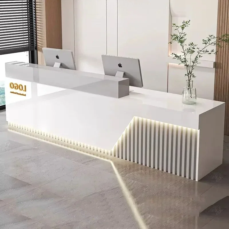 

Coffee Counter Cabinet Reception Desk Decoration Checkout Counter Reception Desk Salon Service Bureau Chambre Backyard Furniture