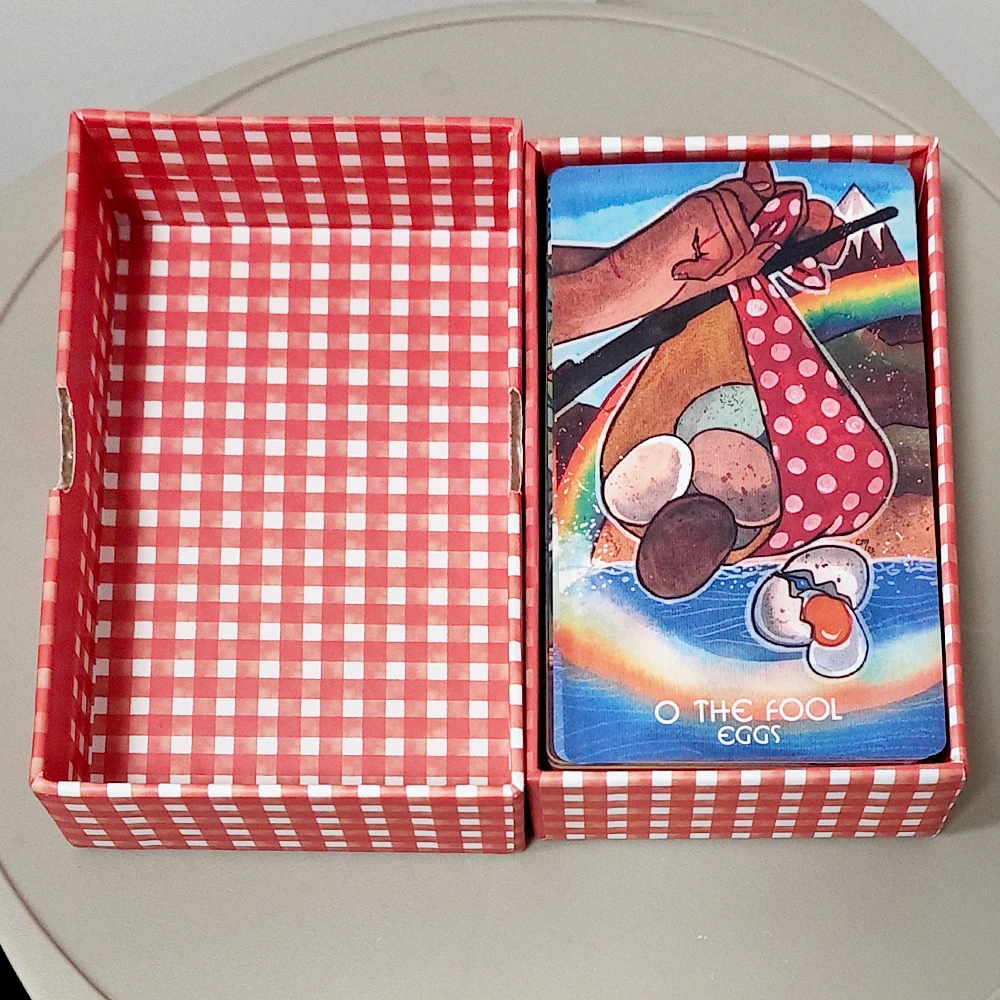 

The Magic Pantry Tarot Deck Food-Themed Watercolor Tarot Cards for Home Cooks & Foodies, 12*7cm