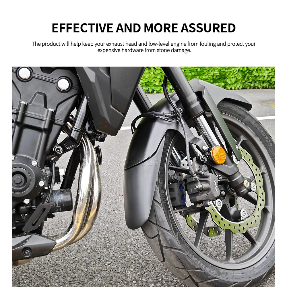 Motorcycle For Honda Front Fender Extender NX400 NX500 2023 2024 NX 400 NX 500 Accessories Mudguard Extension