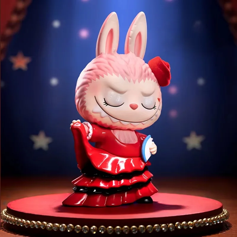 

POPMART Labubu Shining Debut Cute Hang Card Action Figure Desktop Decorative Ornaments Children Adults Collectable Toy Gift