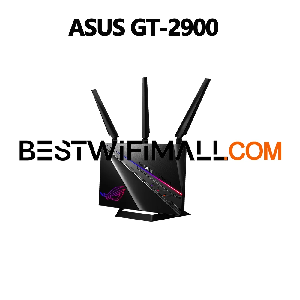 

ASUS ROG GT-AC2900 WiFi Gaming Router AC2900 Dual Band Rapture NVIDIA GeForce NOW AiMesh For Whole-Home Wi-Fi AiProtection