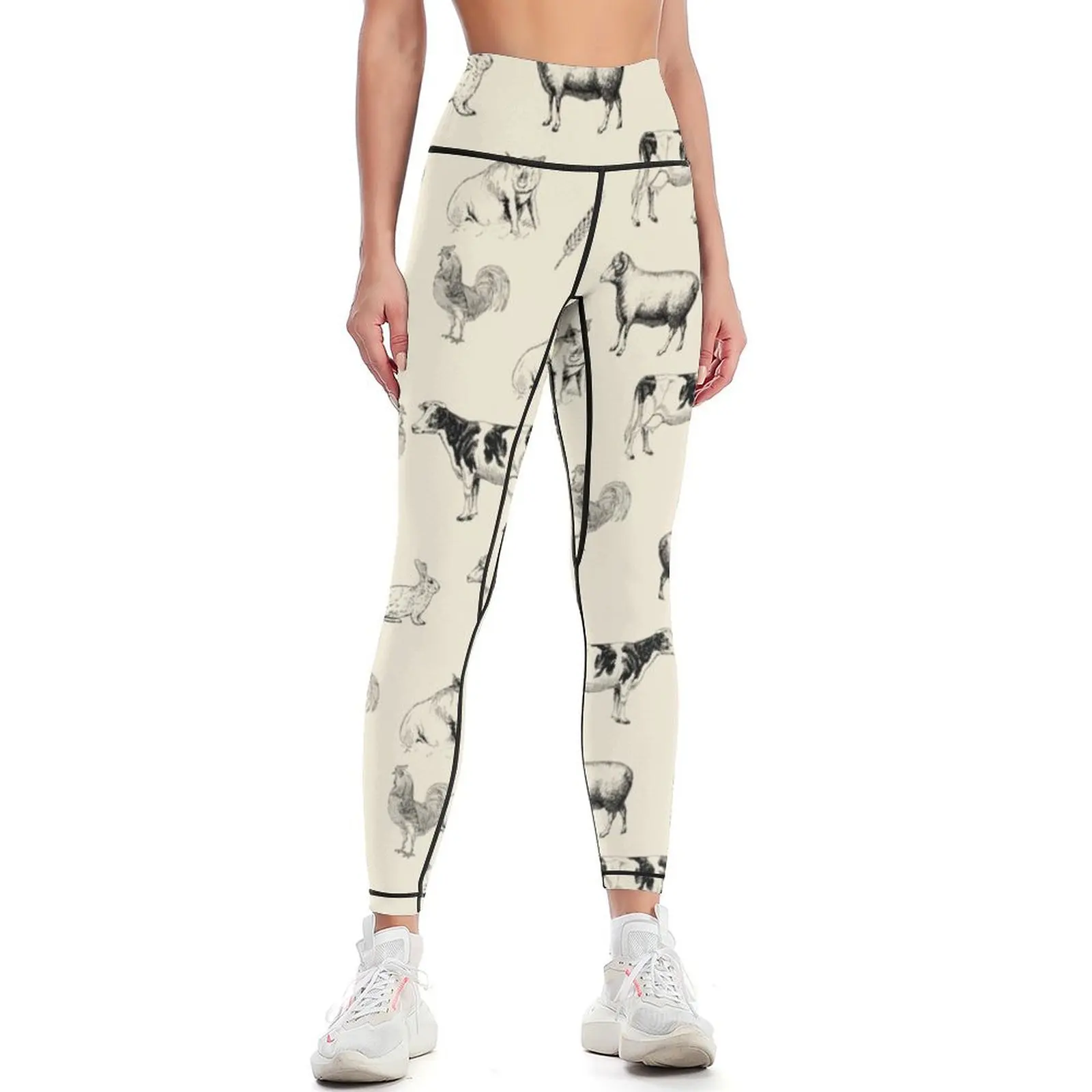 Farm Animals Leggings sports for gym gym's clothing Womens Leggings