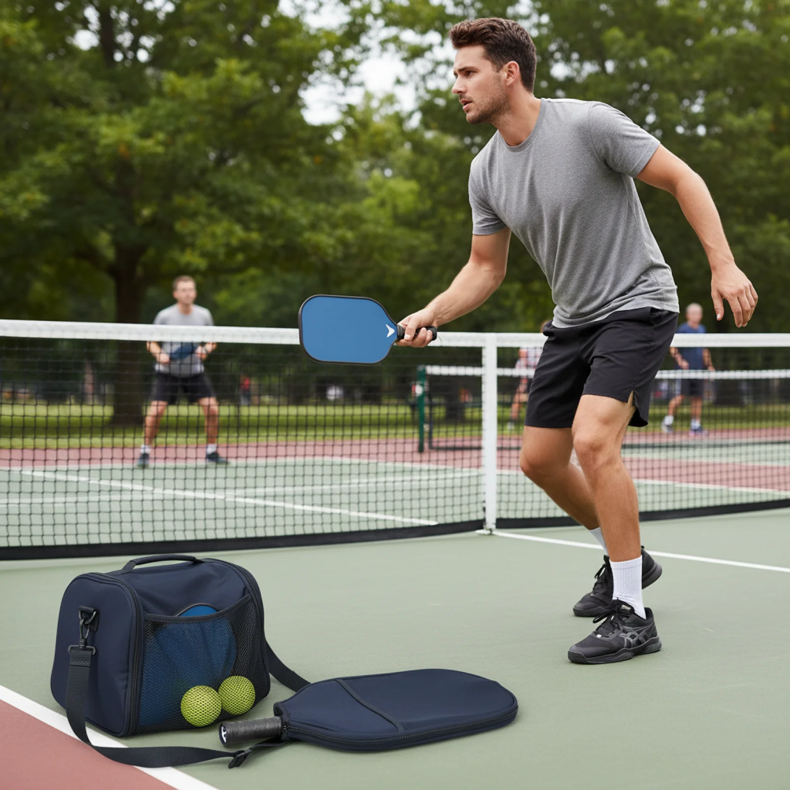 

Portable Pickleball Paddle Case Reinforced Racket Cover Durable Storage Bag for Outdoor Sports and Travel