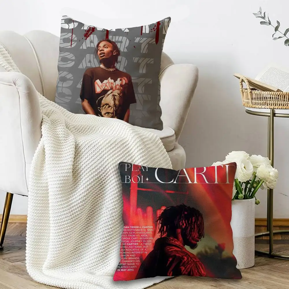 Opium Rap Playboi Carti Maple Design Cushion Cover Happy Autumn Harvest decor Holiday Decorati Pillow Cover