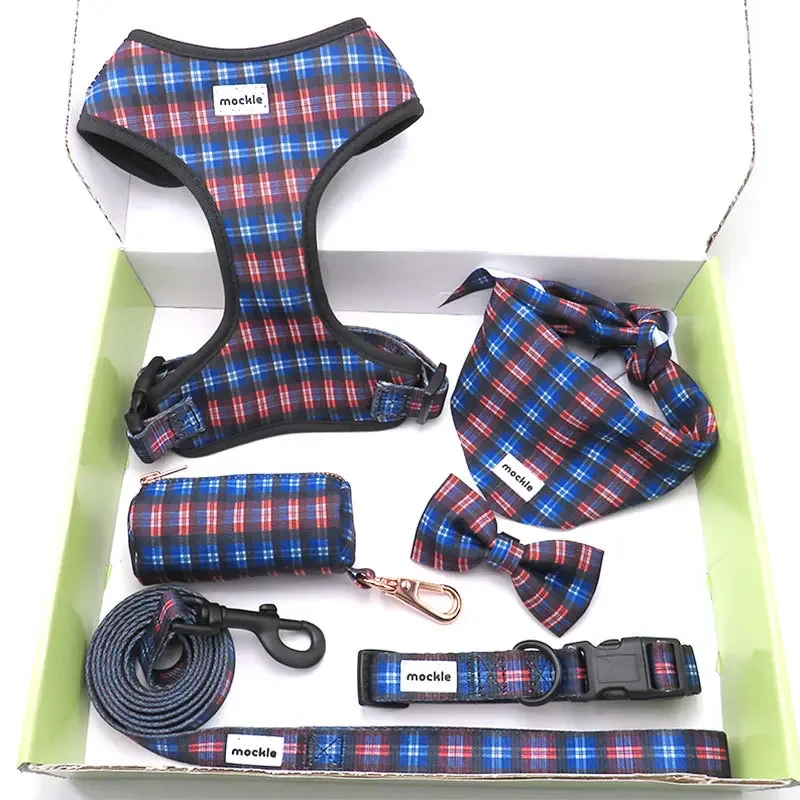 

Neoprene Easy Walk Pet Service Dog Collars Leashes Harness Attachment Chest Backpack Lift Harnesses Set