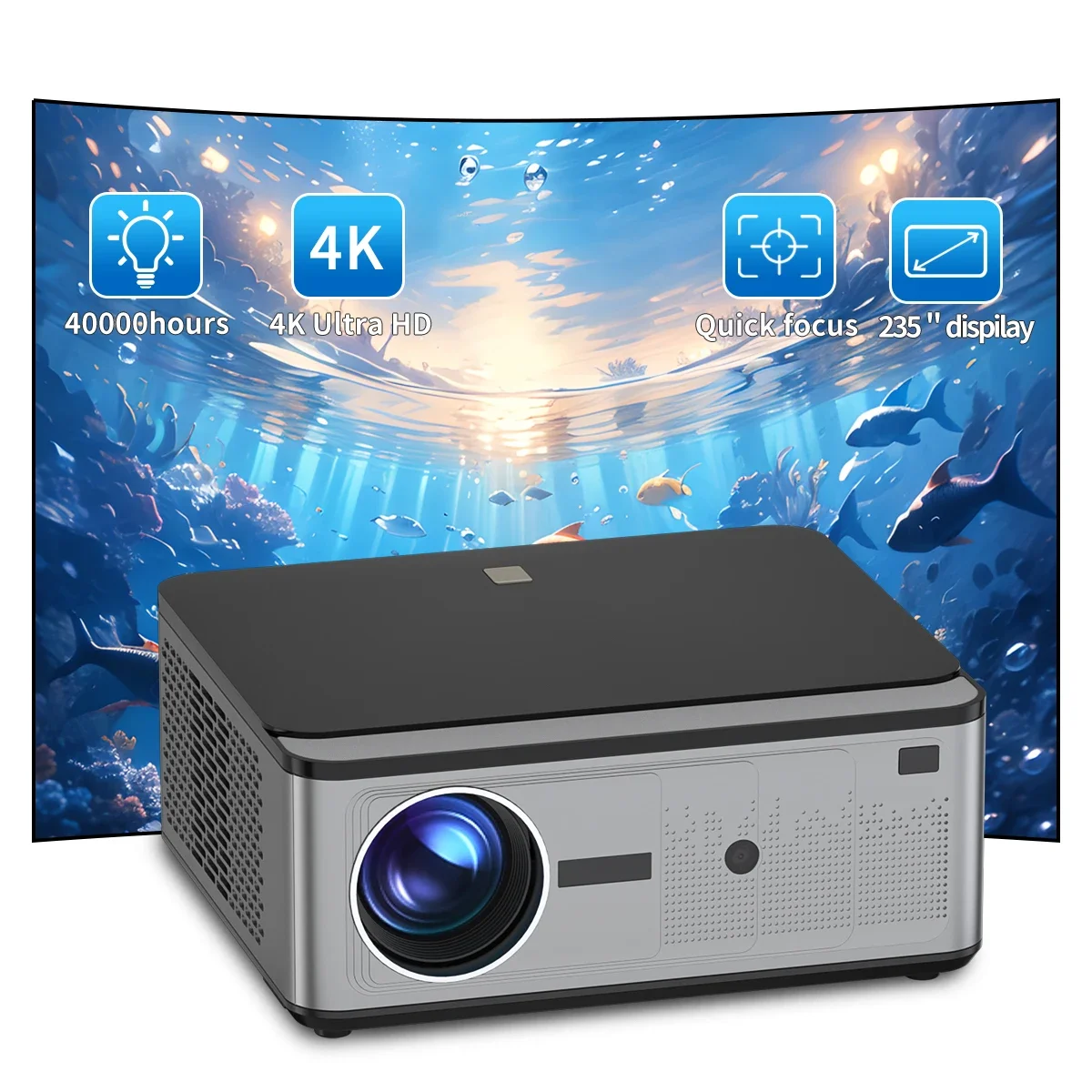 Full Hd Projectors Smart Android Mobile Phone Projector Home Theater Portable Video