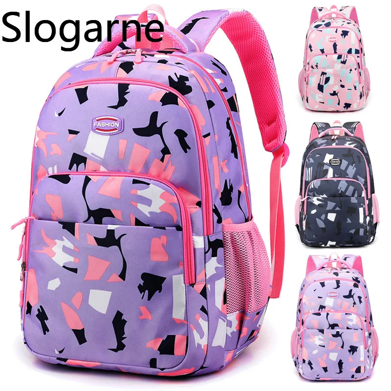 Girls Fashion Backpack Large Capacity Children School Bags Primary Schoolbag Kids Waterproof Bookbags Traval Bag Drop Shipping
