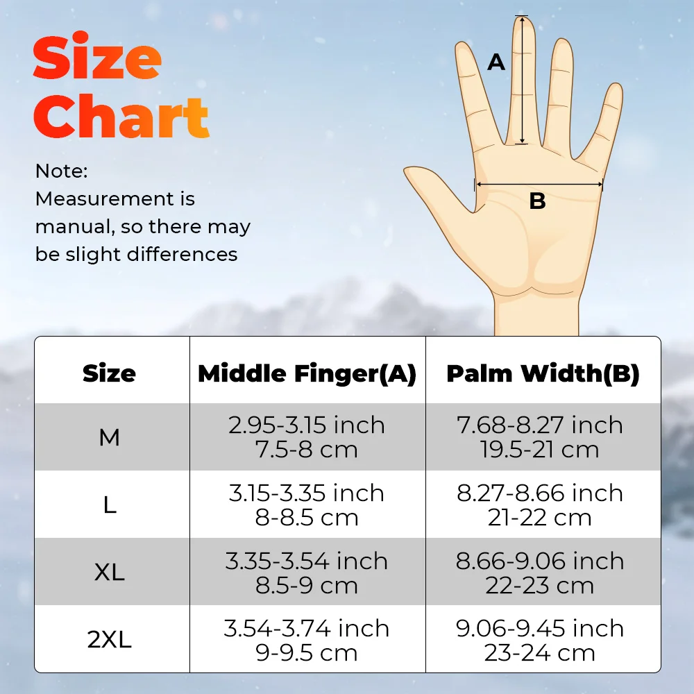 KEMIMOTO Motorrad-Heizhandschuhe Winter Moto-Heizhandschuhe Warme Wasserdichte Wiederaufladbare Heizhandschuhe für Schneemobile – Detail 26