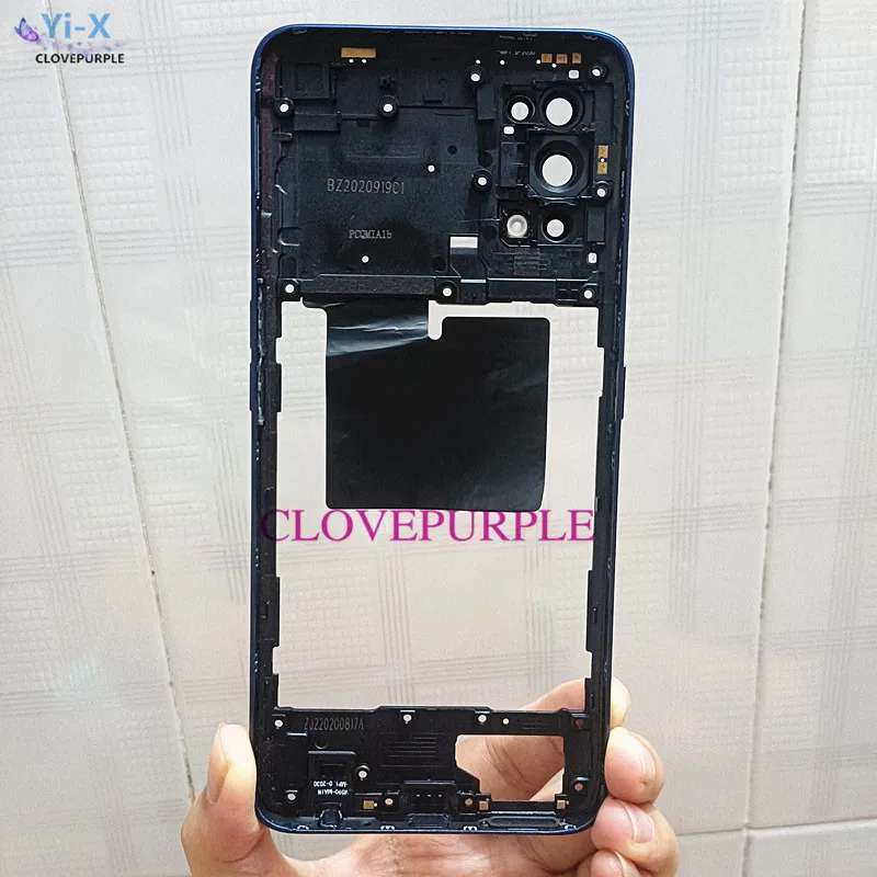 Rear Back Cover Door Housing Middle Frame Replacement Parts for Realme 7 Pro