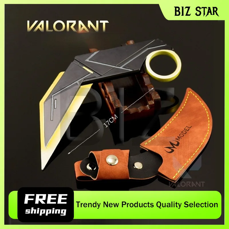 17 سنتيمتر/6.69in Valorant الحد الأدنى مخلب سكين 2.0 المعادن قطعة أثرية حلية نموذج لعبة مجموعات الأسلحة الطرفية شاشة لسطح المكتب #1