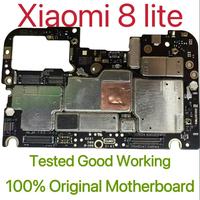 Global Version Original Unlocked Motherboard for Xiaomi 8 lite Tested Circuit Plate Main Logic Board for Xiaomi 8 lite