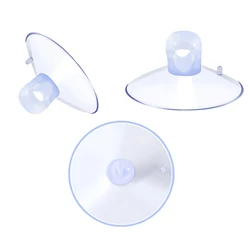 10/20pcs 35mm Mushroom Head Suckers PVC Fish Tank Glass Sucker Transparent Suction Vacuum Cups Window Decor For Kitchen Bathroom