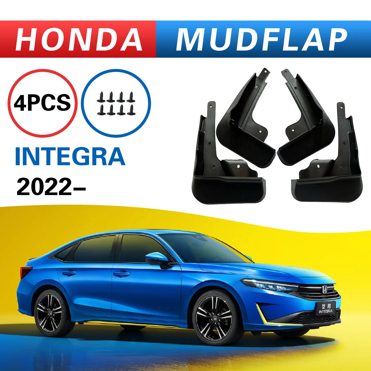 

For HONDA INTEGRA mudguard 2022 automotive tire modification parts mudguard