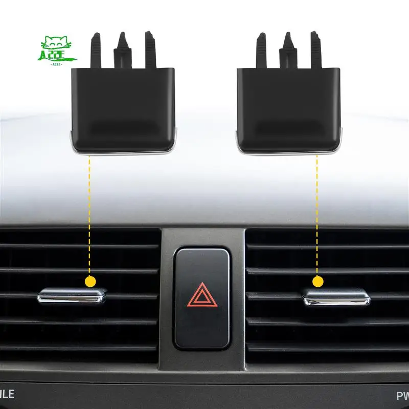 

A22E-2X передние центральные боковые зажимы для вентиляционного отверстия, ремонтный комплект пряжки регулировки вентиляционного отверстия переменного тока для Toyota Corolla 2009-2013