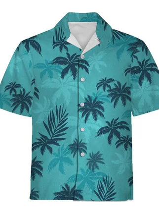 

Повседневная одежда с цифровым принтом irt Beach ort Sve Men's Faion Top Street Sle из эластичной ткани, для путешествий, стандартного кроя