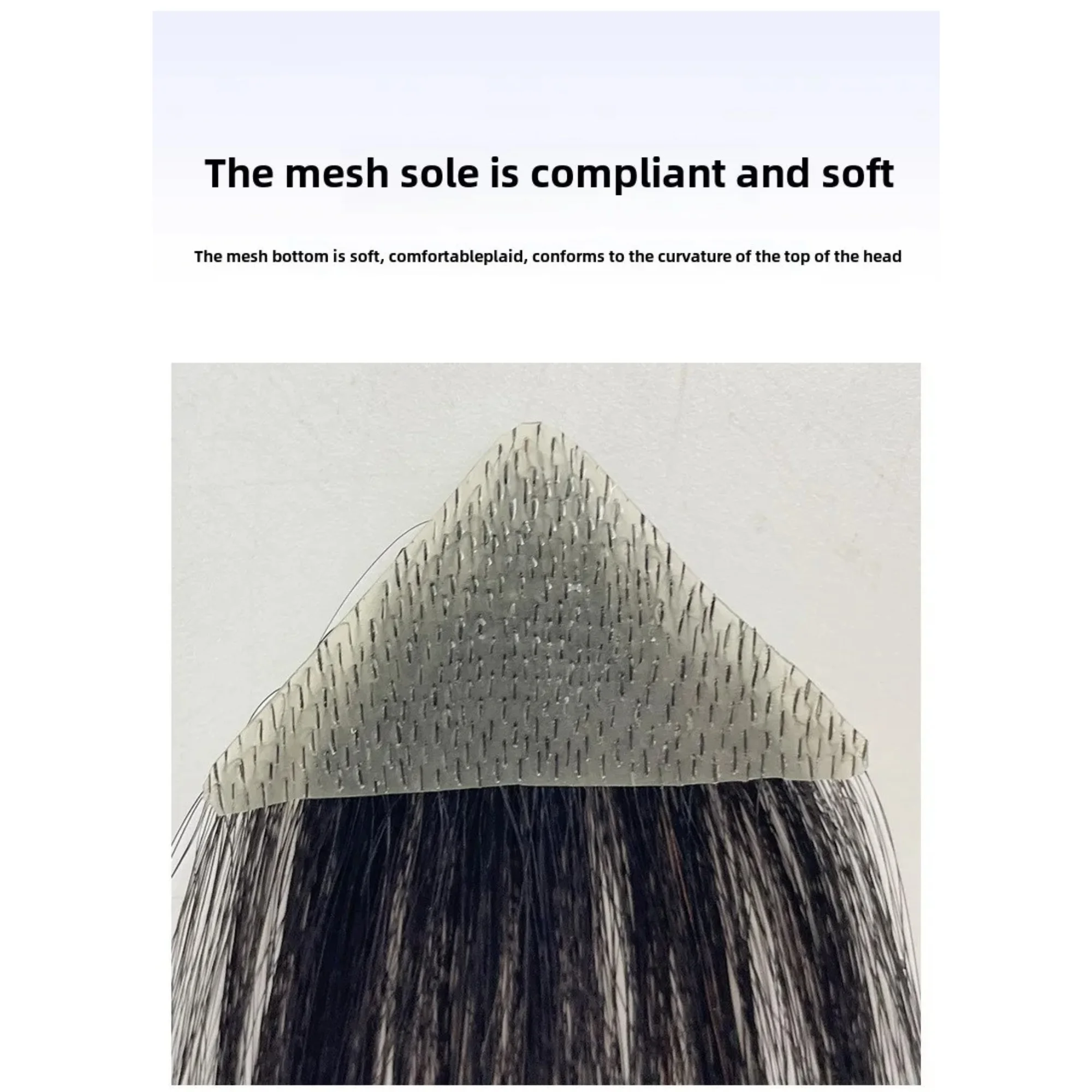 OCK 1 paar Menselijk Haar Vervanging Patch voor Mannen 15 cm Haarlijn Verlies Rechte Tape in Vervanging Toupetje