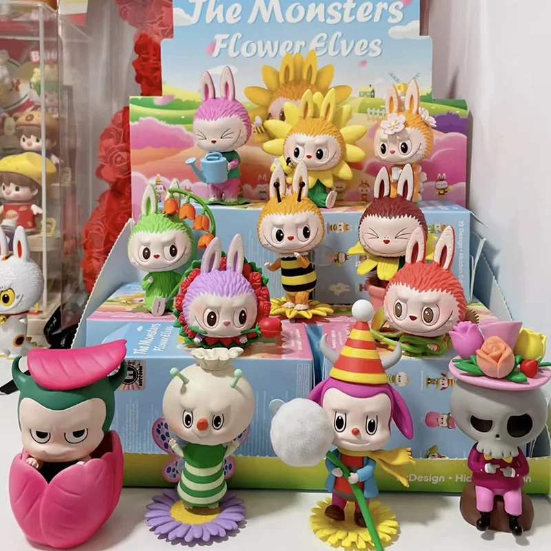 

POPMART LABUBU Flower Fairy Blind Random Box Toys Animal Action Figures Guess Bag Surprise Box for Girls Christmas Gift
