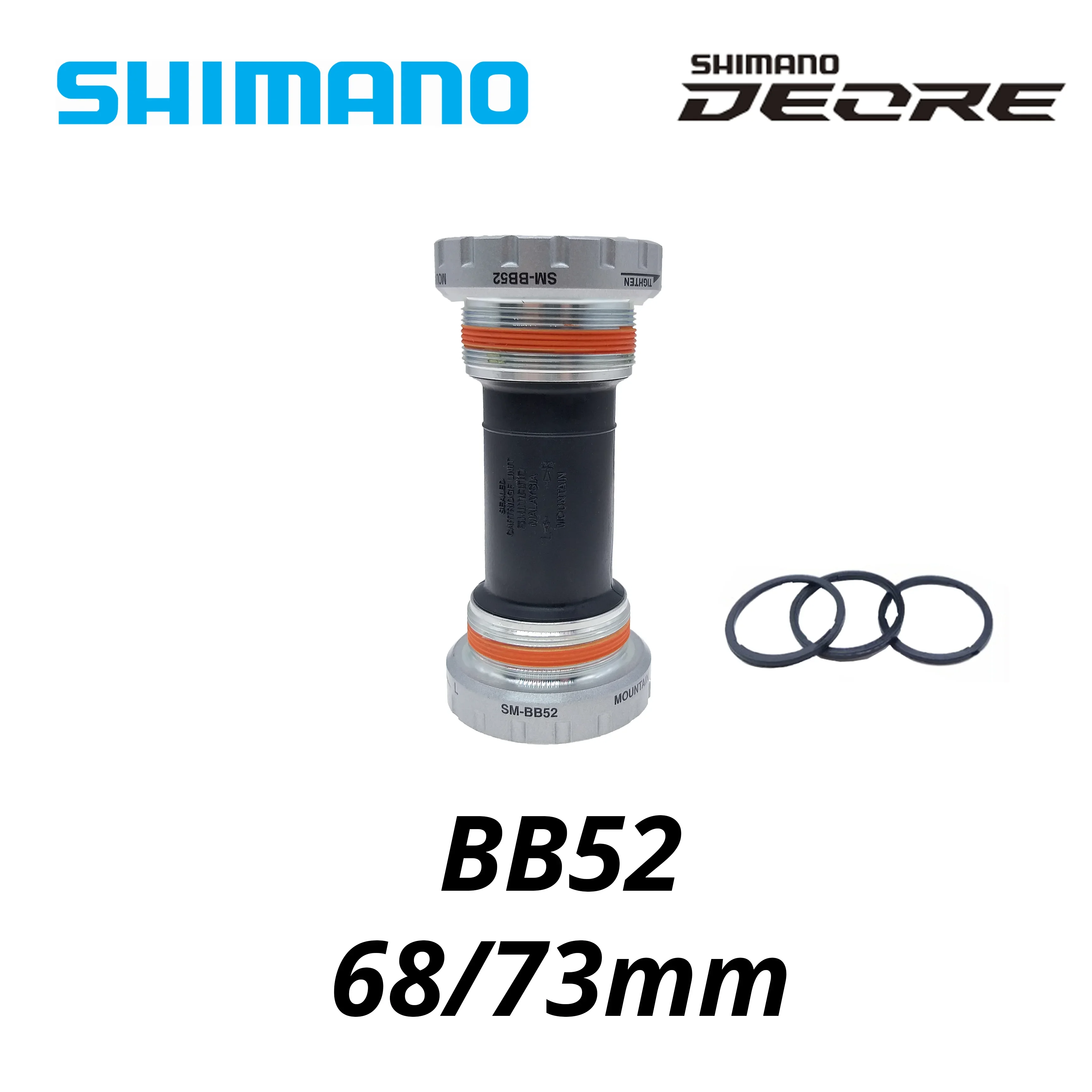 Genuine SHIMANO Bottom Bracket BB-MT500/MT501/SM-BB52/BB-MT800 Threaded & Press Fit MTB Hollowtech II BB