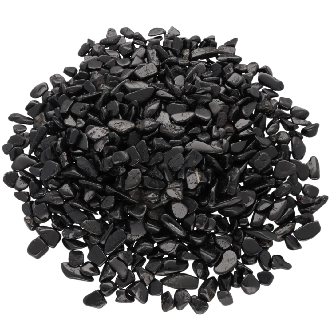 Natural Black Tourmaline Stone Chips, Crystals Stones, for Jewelry Making, Fish Tank Decorative Stone, Festival Home Decor