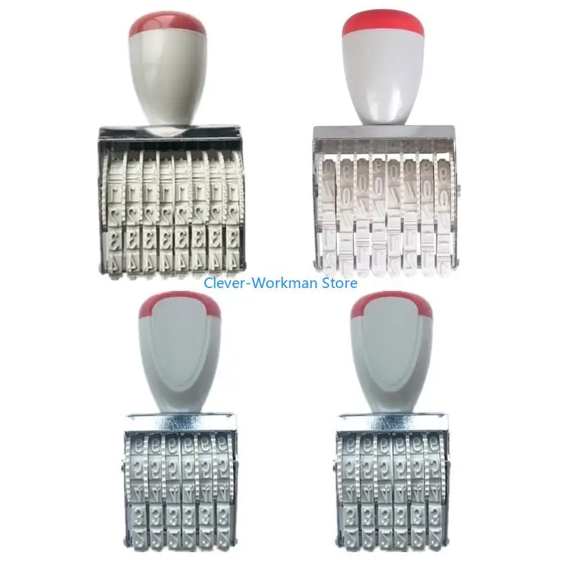 24TD Многофункциональный резиновый штамп, резиновый штамп, линия датирования, 6 или 8 цифр, номерной штамп, офисный штамп, штамп