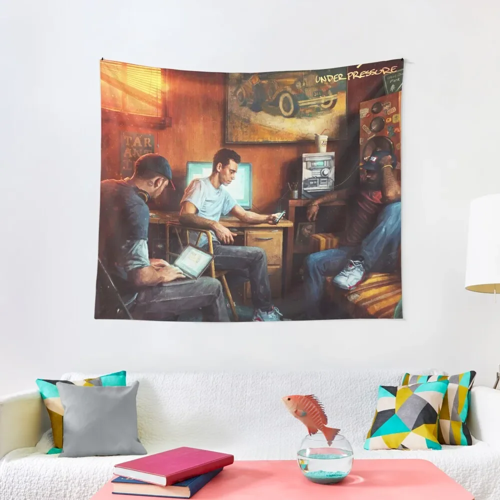 logic - under pressure 2021 siangminngu Tapestry Wall Art Wall Decor Room Decor Korean Style Wall Decorations Tapestry