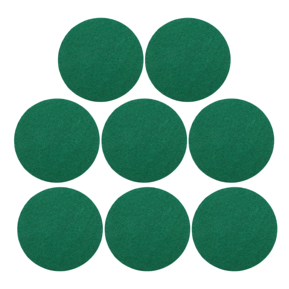 8Pcs Table Hockey Pusher Pads Replacement Set for Home Mini Hockey Table Enhanced Power and Control Polyester Fiber Pusher
