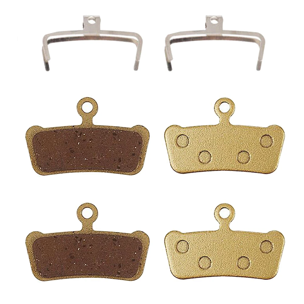 

2pair Bicycle Disc Brake Pads Excellent Heat Dissipation Metal Bike Accessories For Wet Conditions Or Downhill Riding