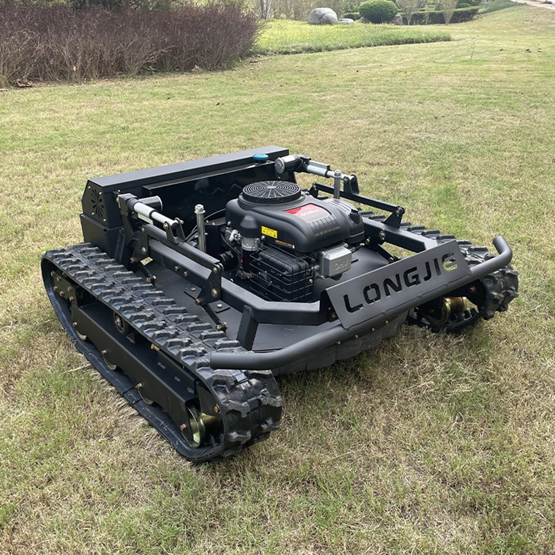 100% التحكم عن بعد بكرة جزازة جزازة العشب حديقة الزاحف قاطع غاز/محرك العشب بالديزل