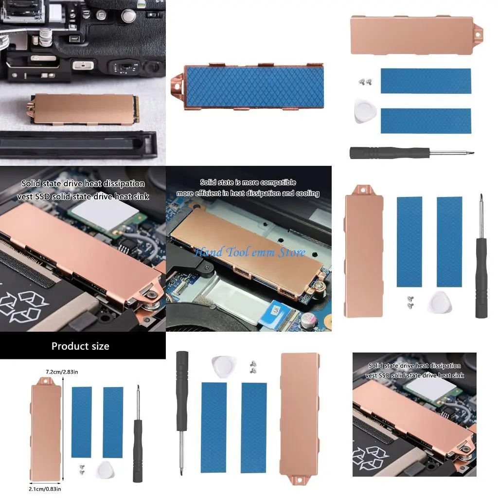 

H37F Высокоэффективные системы охлаждения для M.2 NVME SSD с коррозионным дизайном металлов