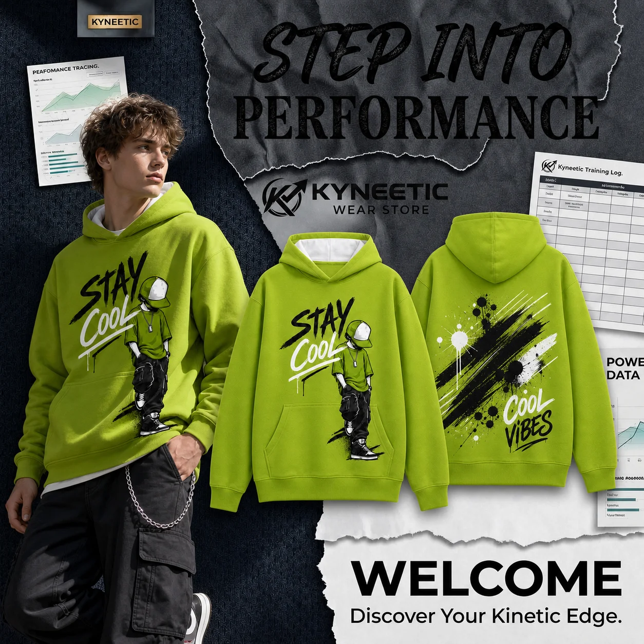 Hip Hop Boy Hoodie 3D Paint Splatter Graphic Sweatshirt Long Sleeve Hooded Pullover Parent-Child Outfits Spring Break Clothes