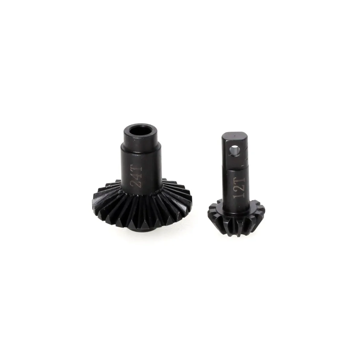 

LCX Racing 1/18 RC Crawler Hard Steel Front Rear Axle Bevel Gear Set 24T-12T Upgrades Parts Accessories for Traxxas TRX4M