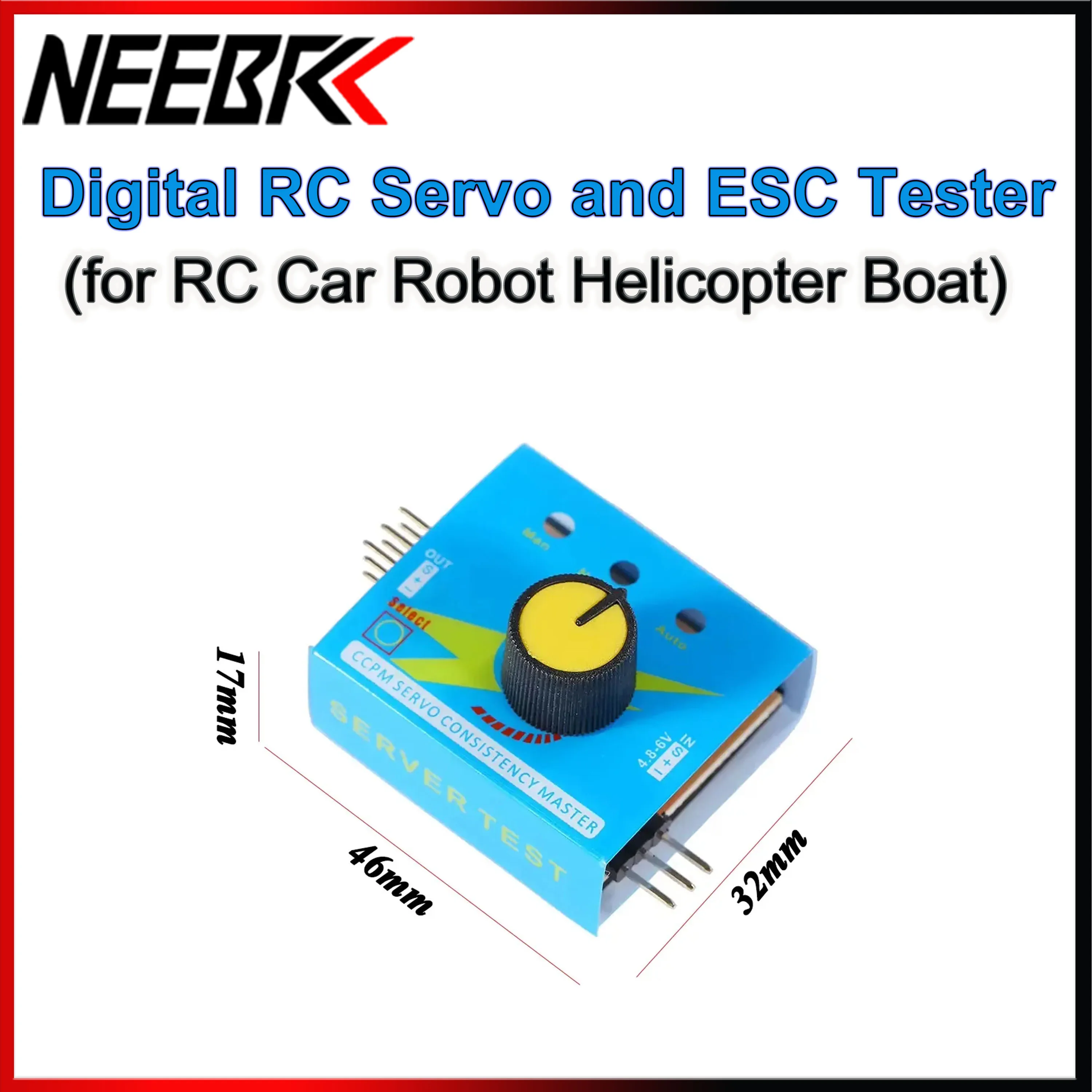 

RC 3CH сервотестер Multi ESC контроллер скорости консистенции Checker регулировка рулевого механизма CCPM для радиоуправляемого вертолета автомобильные детали