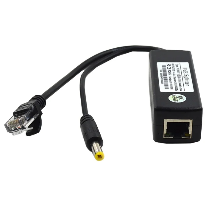10/100/1000Mbps Gigabit PoE Splitter 12V DC 2A