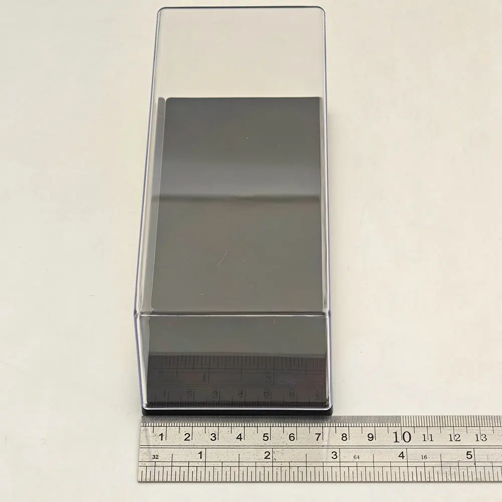 16.5cm Transparent Acrylic Dustproof Display Case With Black Base US Stock For Multiple Scale Diecast Vehicle Collection Gift