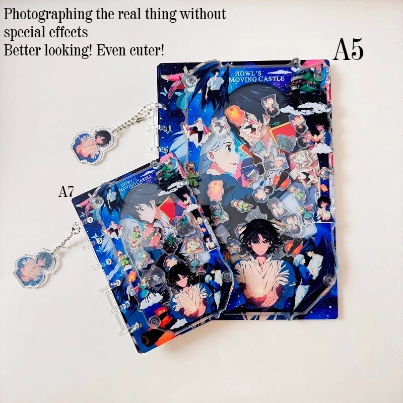 Acrylic A5A7 Shake Book Creative Magician Fashion Diary Handbook Collection Note Stationery Loose-Leaf Book Friend ExclusiveGift - view 6